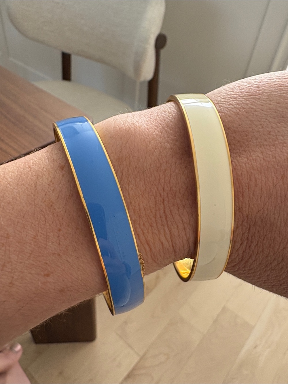 J Crew coloured bangles